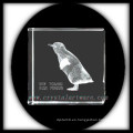 K9 3D Laser Crystal Penguin Souvenir